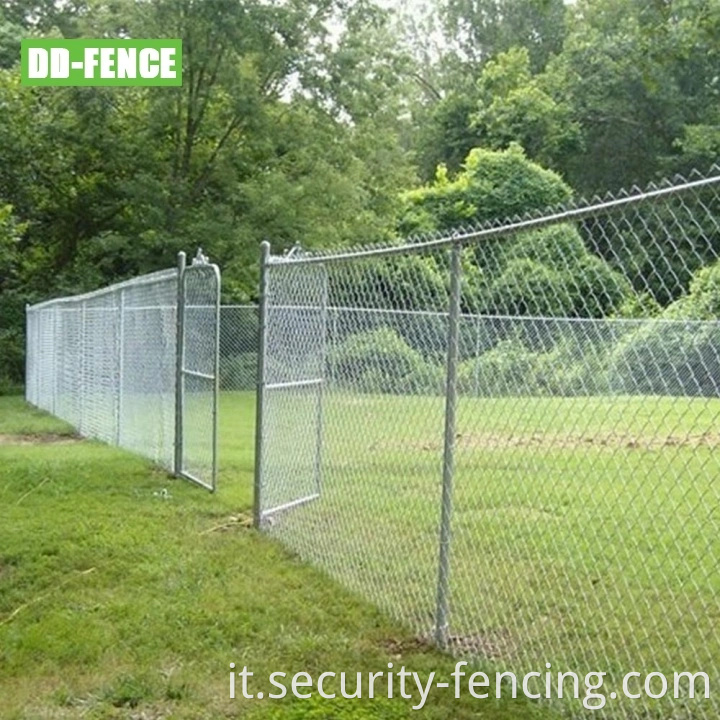 Scherma di collegamento a catena rivestita in PVC PVC Coated Chain Link Fencing
